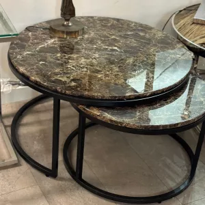 Salontafel Doblo - Bruin Marmer