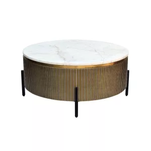 Salontafel Rond - Allure x White Marble
