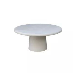 Salontafel Organisch Rond - Wit