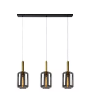 Hanglamp Tubes - Smoke Glass 3 Lichts