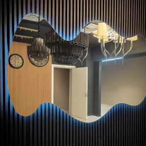 Spiegel Curve Led-Dimbaar - 170 x 100 cm