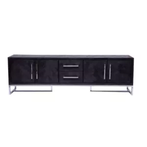 TV- Meubel Black Bonito Zilver