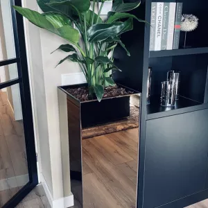 Mirror Plantenbak Sepia Klein 40 x 40 x 75 cm