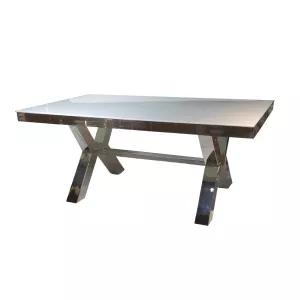 Eettafel Maxim - Wit Marmer Glas