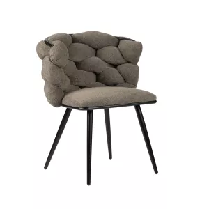 Eetkamerstoel Chico Chenille  | Taupe