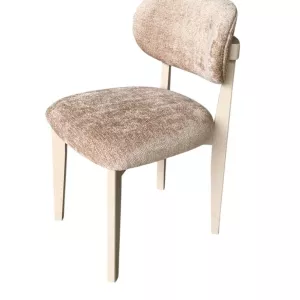 Eetkamerstoel Silla Japandi - Bruin / Champagne