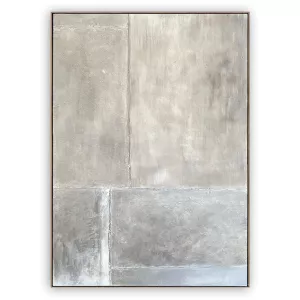 Luxe Canvas Schilderij - Earth Tones 001 Brown Frame