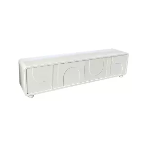 Tv-Meubel Organisch - Wit