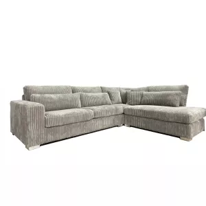 Loungebank Collin Ribstof - Mega Taupe