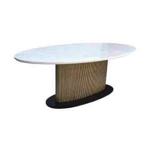 Eettafel Ovaal - Allure x White Marble
