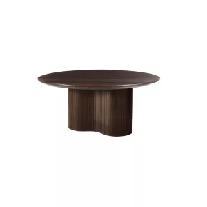 Eettafel Terrence Rond - Bruin Fineer 