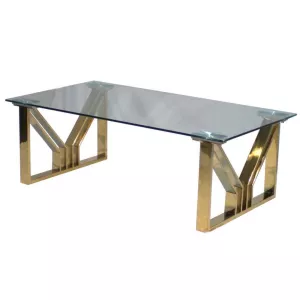 Salontafel Tess - Zilver / Goud