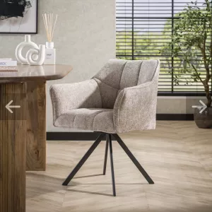 Eetkamerstoel Raster Draaibaar - Hoven Zand