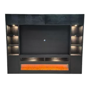 Cinewall Veneer - Black Bonito - 280 x 220 x 30 cm