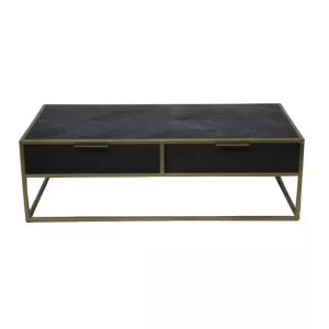 Salontafel Black Bonito Lena Goud - Incl. Lades