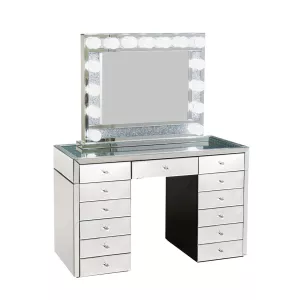 Kaptafel Lima - Incl Spiegel Zilver