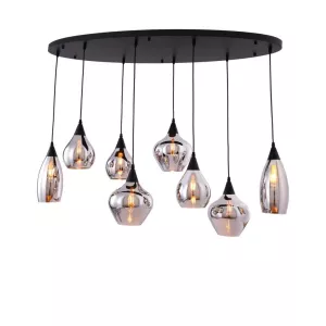 Hanglamp Mix Bollen  - Ovale plaat