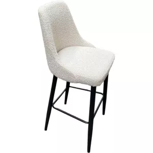Barkruk Paris - Wit Bouclé