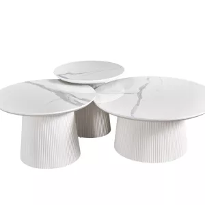 Salontafel Aqua 3-delig - White 