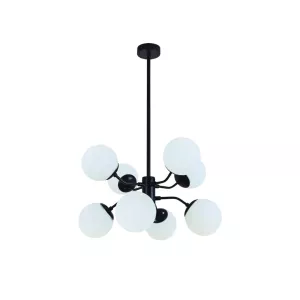 Hanglamp Atomni - Zwart 8 lichts