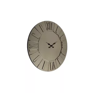 Klok Spiegelglas - Sepia Ø80 CM