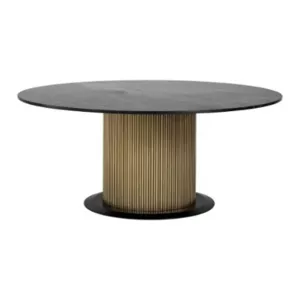 Eettafel Rond - Allure x Black Marble