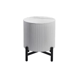 Bijzettafel - Aqua White / Black