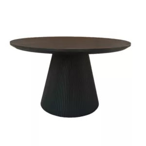 Eettafel Rond Wood London - Zwart Fineer