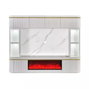 Cinewall Aqua - Wit Marmer / Goud