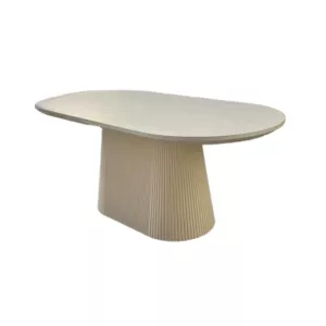 Eettafel Ovaal Wood London - Crème Fineer