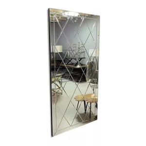 Spiegel Diamond - Ruitjesvorm 140 x 80 cm