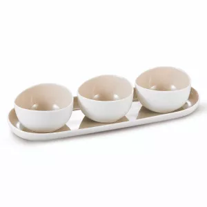 Schaaltjesset Colmar 4-Delig  - Taupe