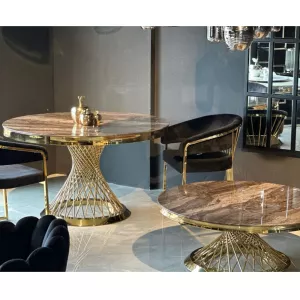 Woonkamerset Spin - Gold/Brown Marble