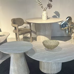 Salontafel Dubai KYA Beige - Rond