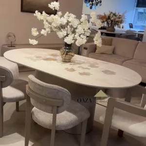 Eettafel Isa Stone - Beige 