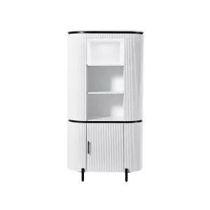 Wandkast Aqua - White / Black