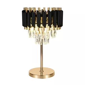 Tafellamp Pearl Zwart/Goud