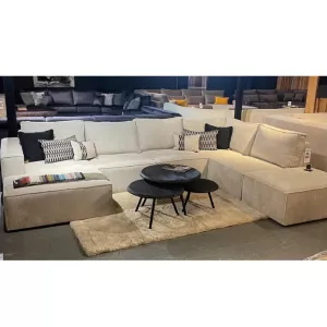 U-Bank Fin - Ribstof Beige