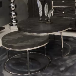 Salontafel Black Bonito – Doblo – set van 2