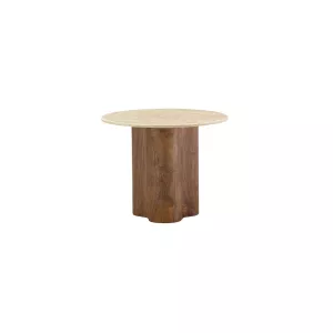 Bijzettafel Oslo - Bruin/Firestone Marble
