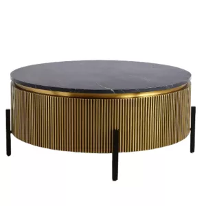 Salontafel Rond - Allure x Black Marble