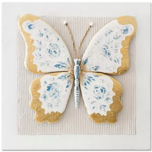 Luxe 3D Schilderij - Vlinder Incl. Led