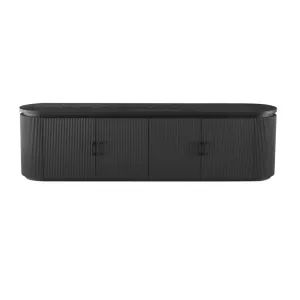 Tv-Meubel Wood London - Zwart Fineer