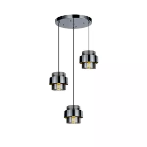 Hanglamp Miles - Zilver 3 lichts