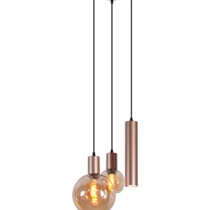 Hanglamp Isabel - Bruin 3 Lichts