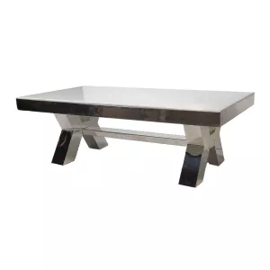 Salontafel Maxim - Wit Marmer Glas