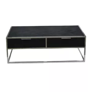 Salontafel Black Bonito Lena Zilver - Incl. Lades