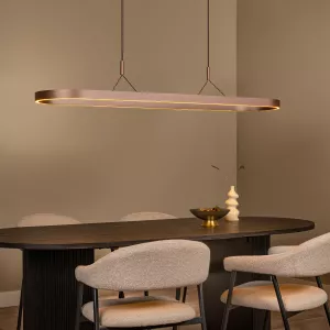 Hanglamp Liane - Bruin - Ovaal