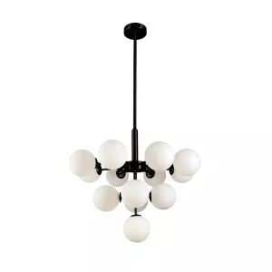 Hanglamp Atomni - Zwart 13 lichts
