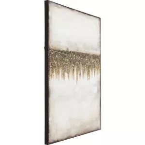 Luxe Acrylschilderij - Gold Stone